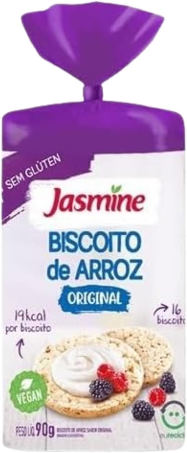 Biscoito de Arroz Integral Jasmine 1