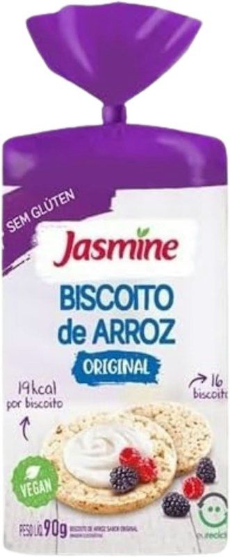 Biscoito de Arroz Integral Jasmine 1