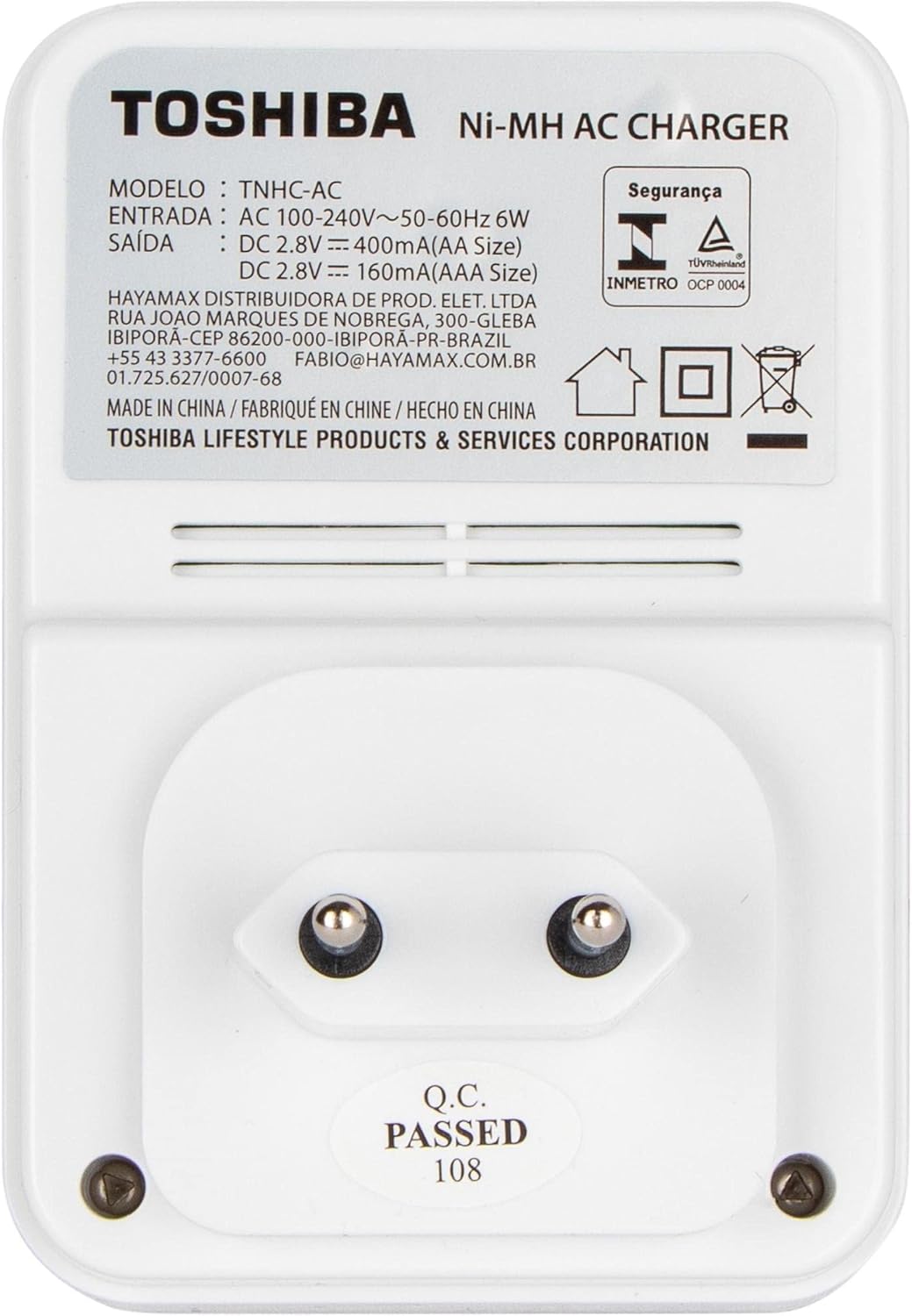 Carregador de Pilhas Toshiba 4