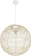 OIKOS Luminária de Teto Circular de Palha Rattan Boho 50 cm 1