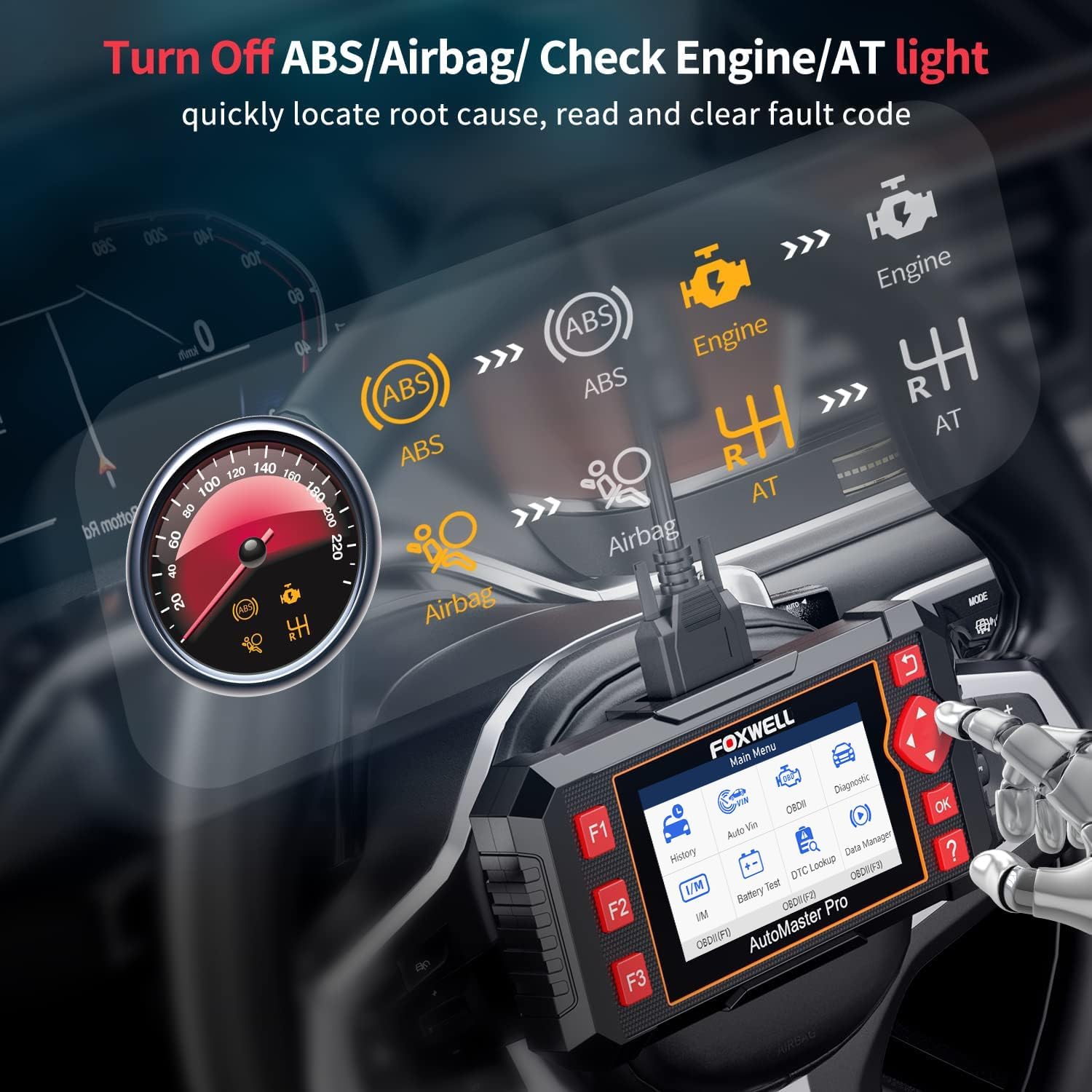 Scanner Automotivo Foxwell NT604 Elite 4