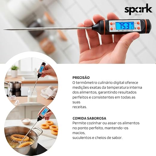 Termômetro Digital Culinário com Display 2