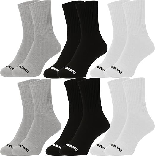 Kit 6 Pares Meia Masculino Cano Alto Algodão 1
