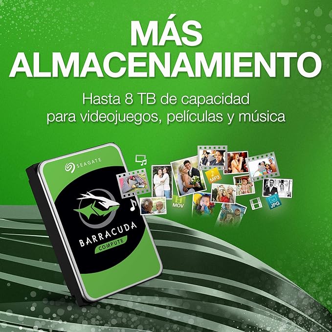 HD Interno Barracuda Seagate Compute HDD 3,5 4 TB 4