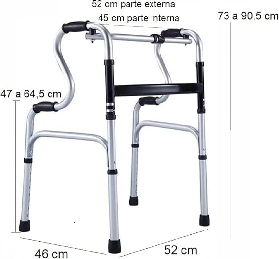 Andador 2 Níveis Fixo e Articulado 3