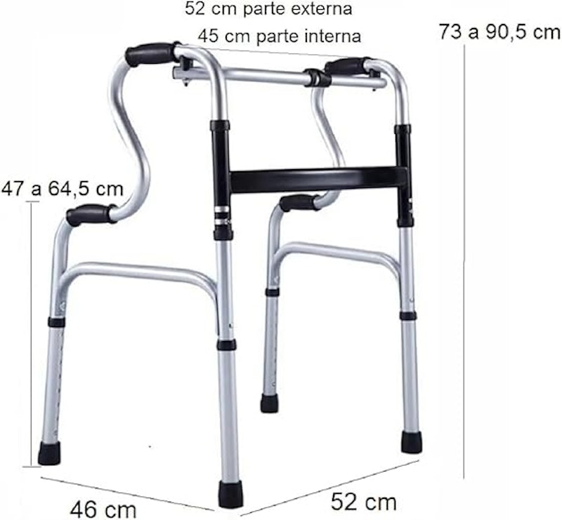 Andador 2 Níveis Fixo e Articulado 3