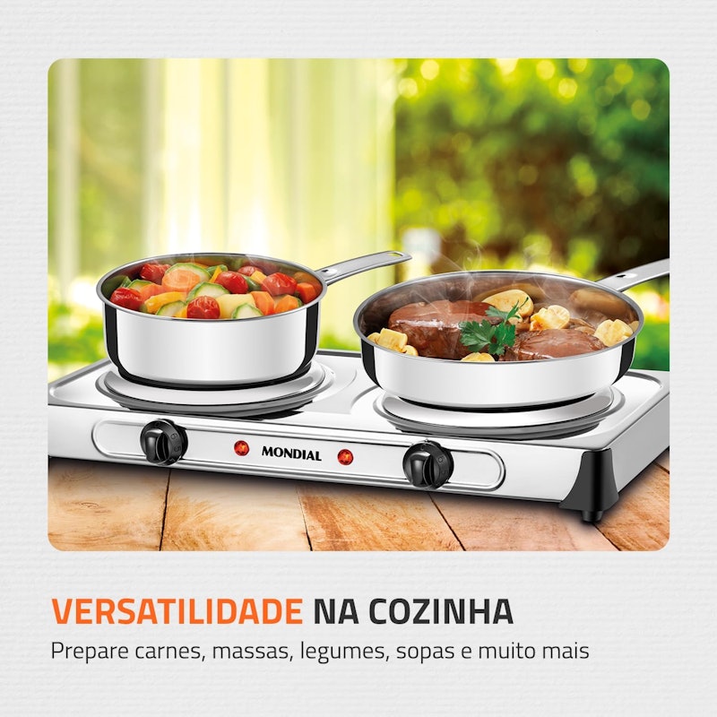 Fogão Elétrico Fast Cook Due 3