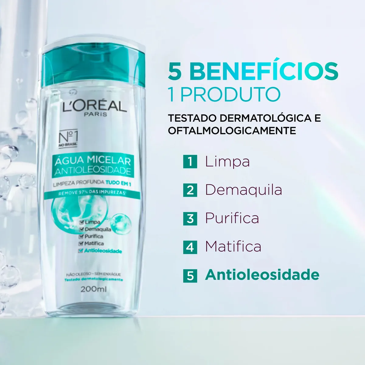 Água Micelar Efeito Matte  2