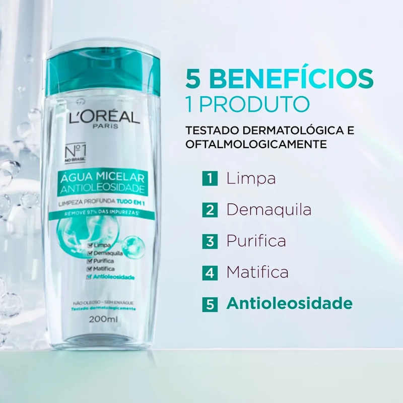 Água Micelar Efeito Matte 2