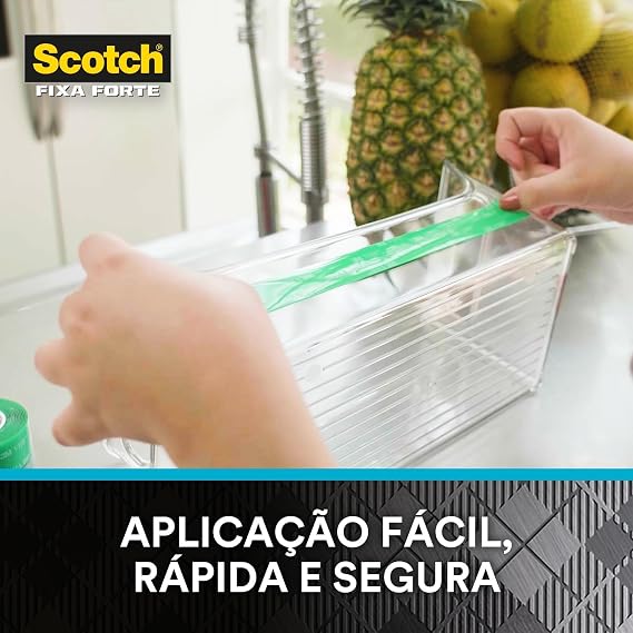 Fita Dupla Face Scotch® Fixa Forte Transparente 19 mm x 2 m 4