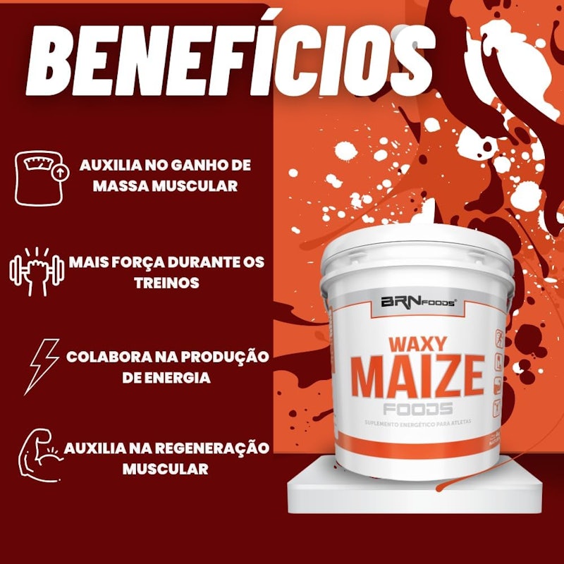 Waxy Maize Balde 4 kg BRN Foods 3