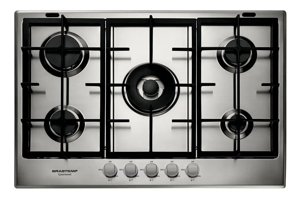 Cooktop 5 Bocas Gourmand Inox  1