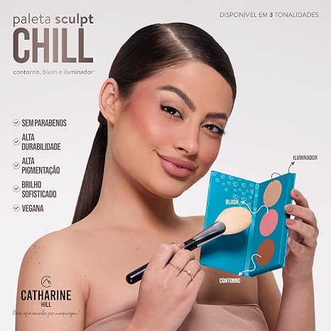 Paleta Sculpt CHILL - Edição Especial Limitada - Catharine Hill 2