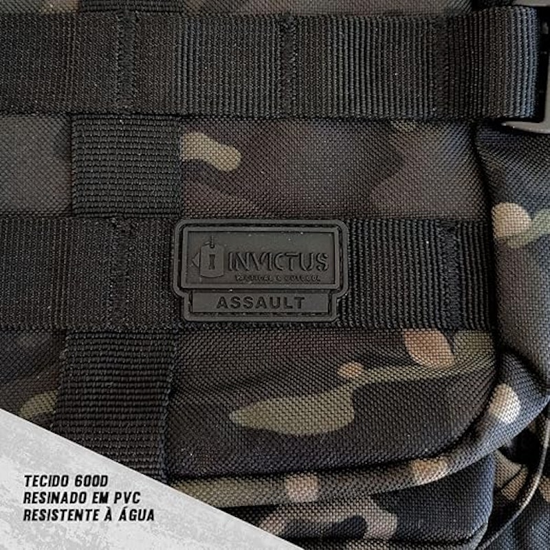 Mochila Tática Invictus Assault Warskin Black 2