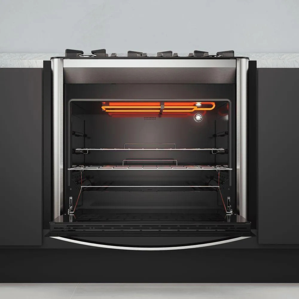 Fogão de Embutir Fischer 5 Bocas Tripla Chama Gran Cheff com Grill 3