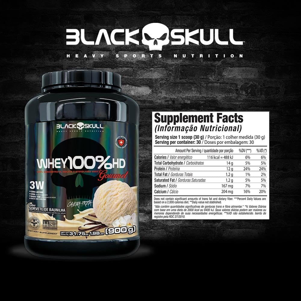 Whey 100% HD Gourmet Black Skull 5