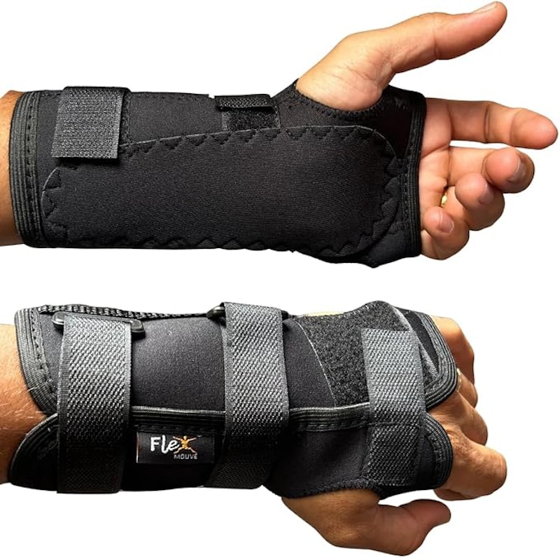 Munhequeira com Tala Bilateral Flex Mouve 1