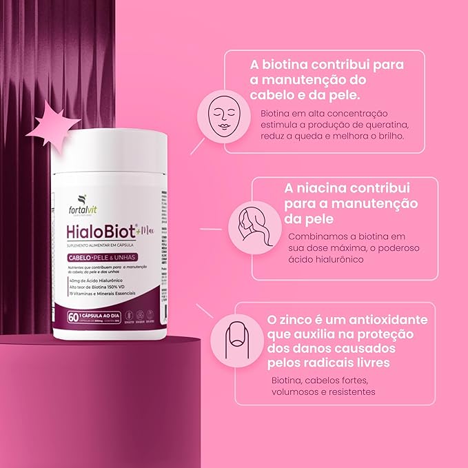 HialoBiot Max Cabelo, Pele e Unhas 5