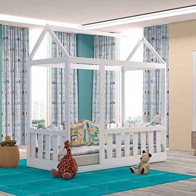Cama Montessoriana com Grade 2