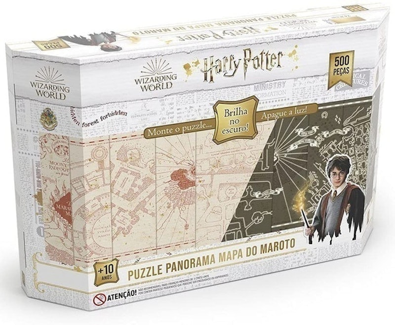 Puzzle 500 Peças Panorama Harry Potter Brilha no Escuro 1