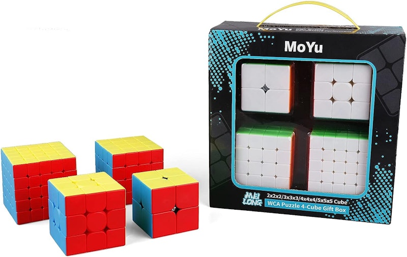 Box Cubo Mágico MoYu 2 x 2 x 2 + 3 x 3 x 3 + 4 x 4 x 4 + 5 x 5 x 5 sem Adesivo 1