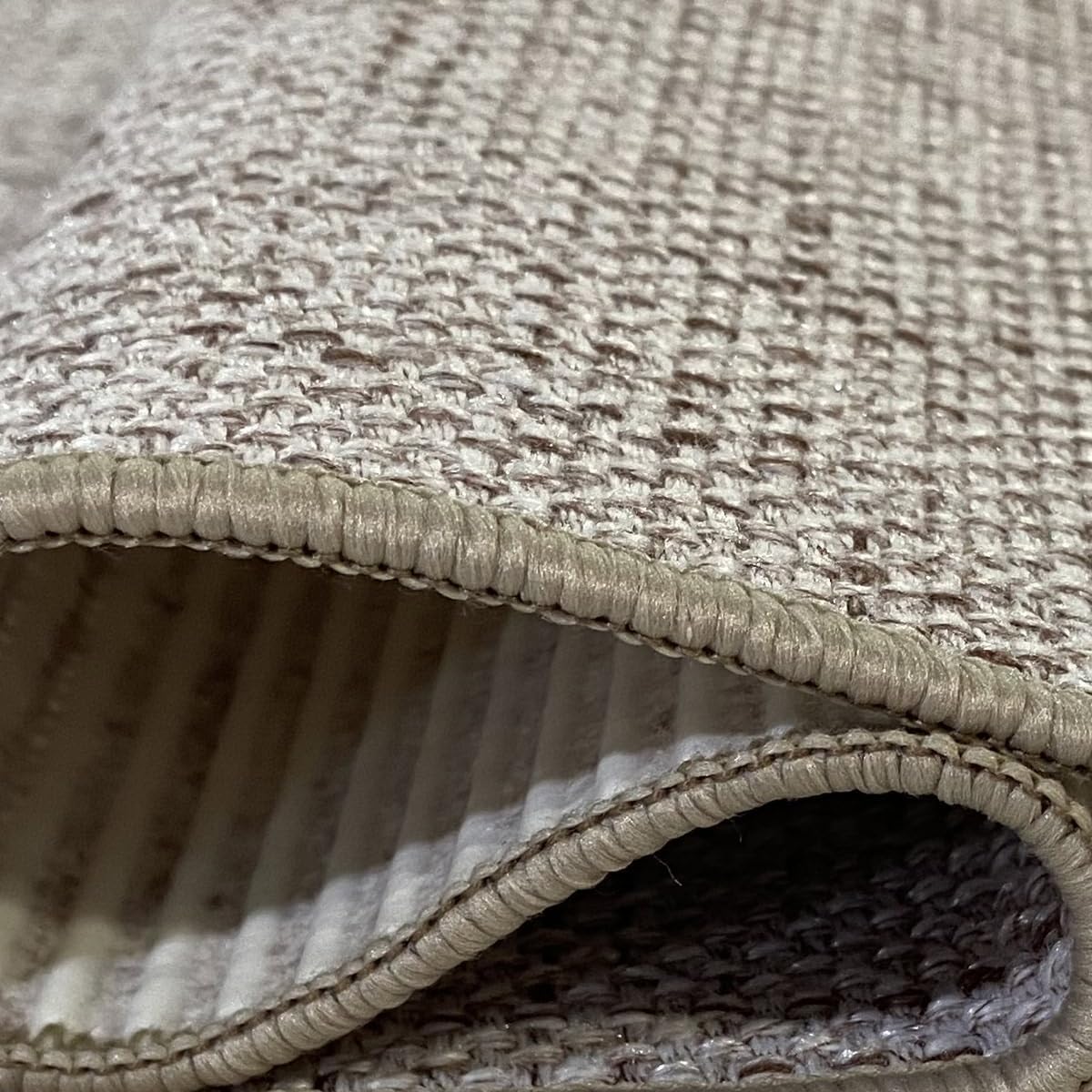 Tapete Redondo Sisal Sintético Natural Antiderrapante 2