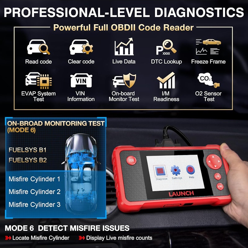 Scanner Elite OBD2 Launch 5