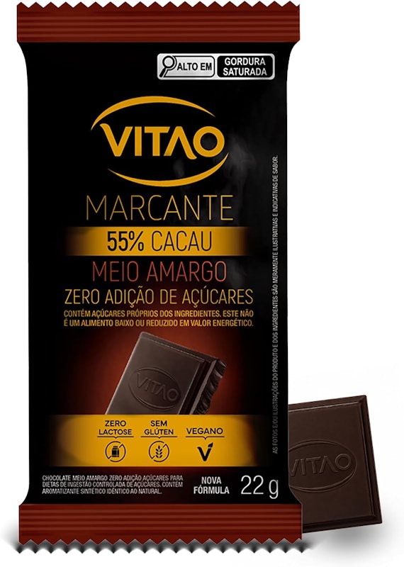Chocolate Meio Amargo Zero Açúcar Marcante 1