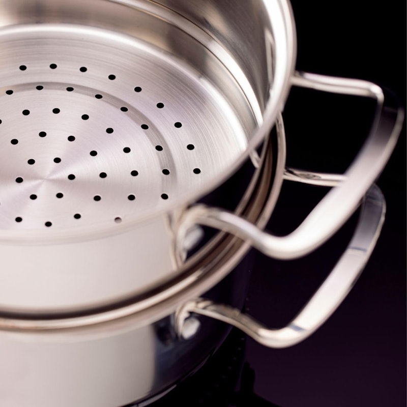 Jogo de Panelas Brinox Aço Inoxidável Fundo Triplo 5 Peças Jasmin 4