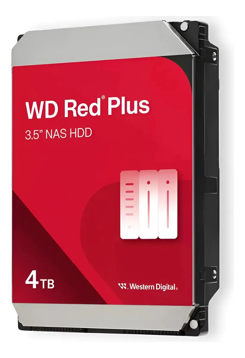 Disco rígido para NAS WD Red Plus de 3,5" 4 TB 1