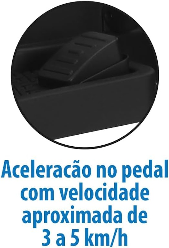 Trator Escavadeira R/C Elétrico 12 V Bandeirante 4