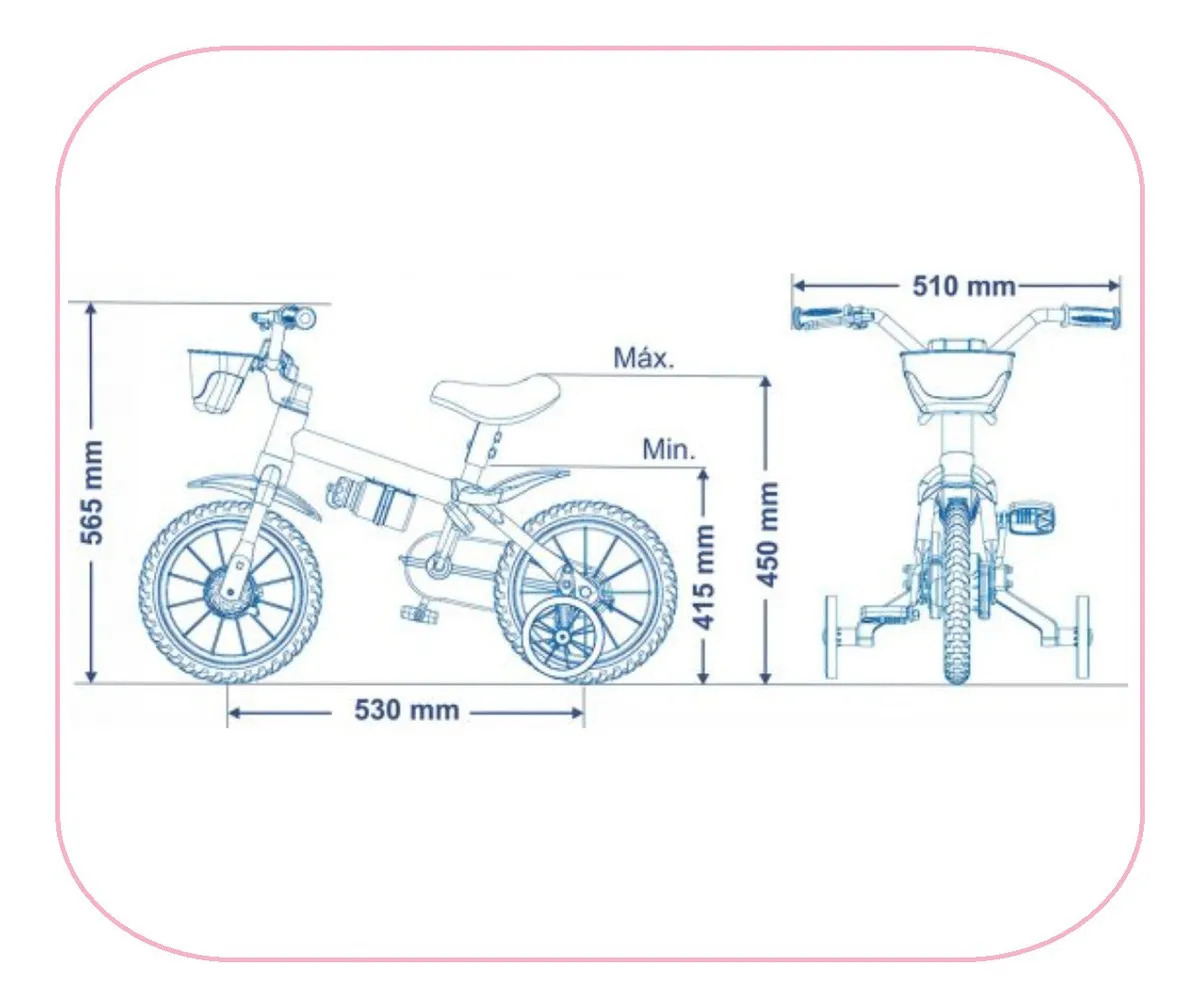 Bicicleta Caloi Cecizinha 12 4