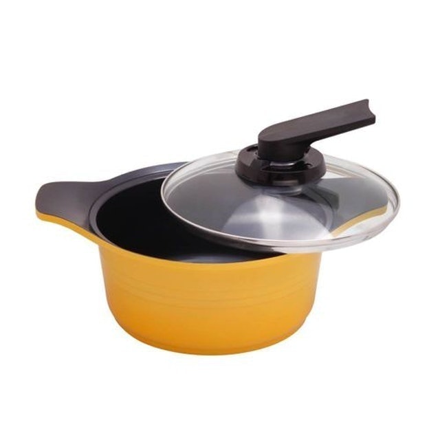 Panela Caçarola Natural Amarela 2