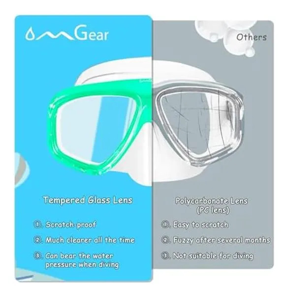 Máscara de Mergulho Infantil OMGear 5