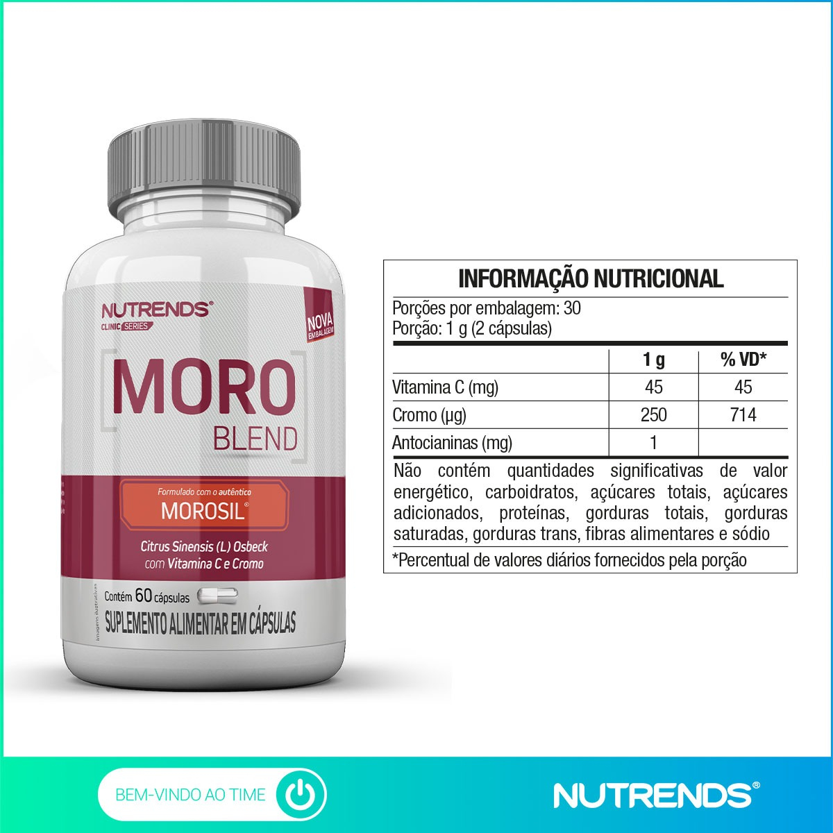 Moro Blend (Larajna Moro + Vitamina C + Cromo) – 60 Cápsulas 2