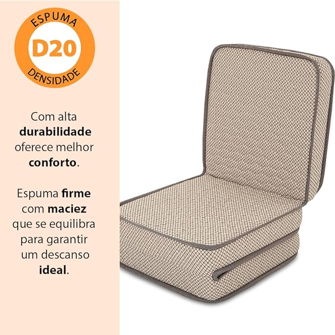 Puff Multiuso 3 em 1 Solteiro Espuma 4