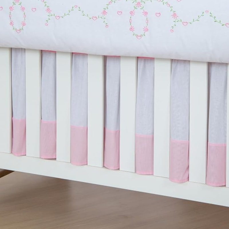 Kit Berço Menina Bordado 9 Peças 5