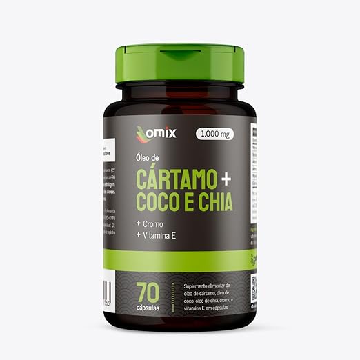 Óleo de Cártamo, Coco, Chia e Vitamina E 1