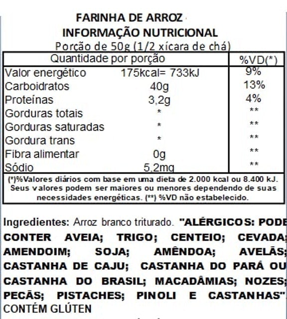 Farinha de Arroz Viva Salute 2
