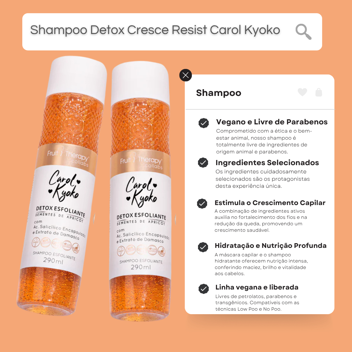 Shampoo Detox Esfoliante Carol Kyoko 2