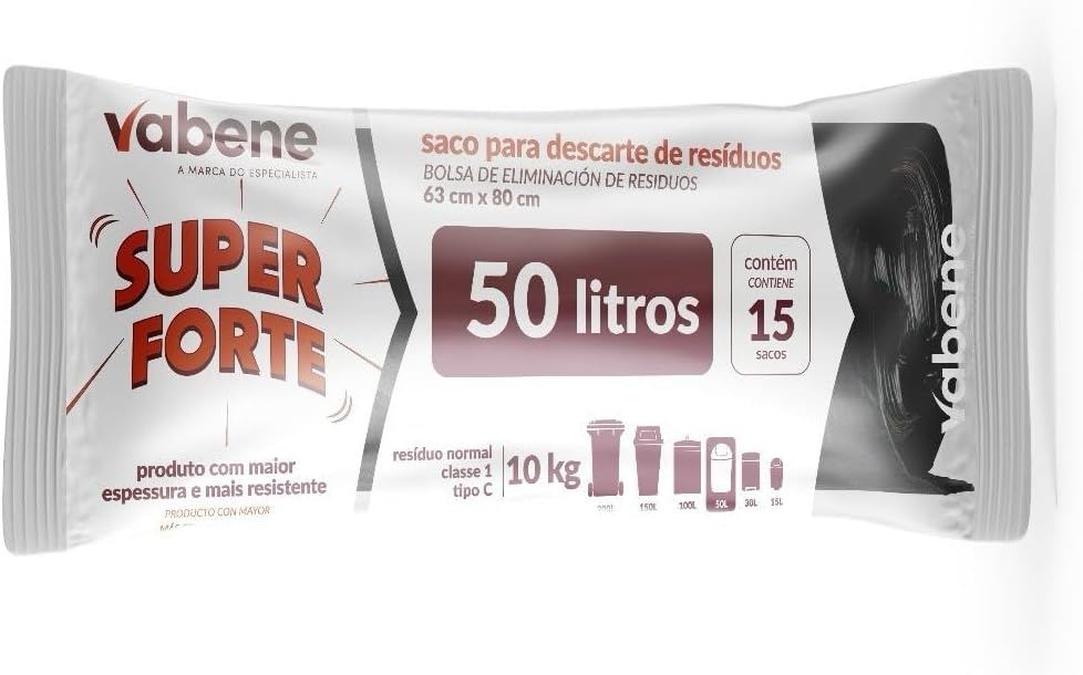 Saco para Descarte de Resíduos SUPER FORTE 1