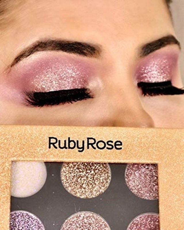 Paleta de Sombra Shine Glitter Ruby Rose 3