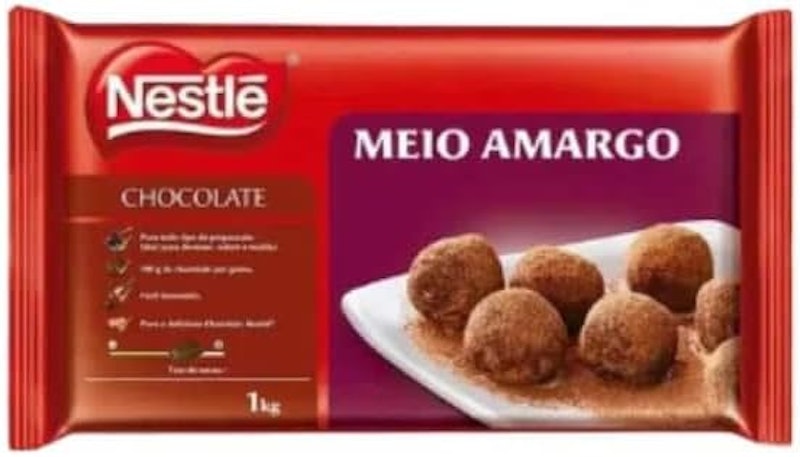 Barra de Chocolate Meio Amargo 1