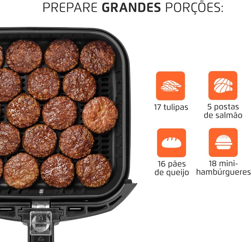 Fritadeira sem Óleo Air Fryer 5 L 3