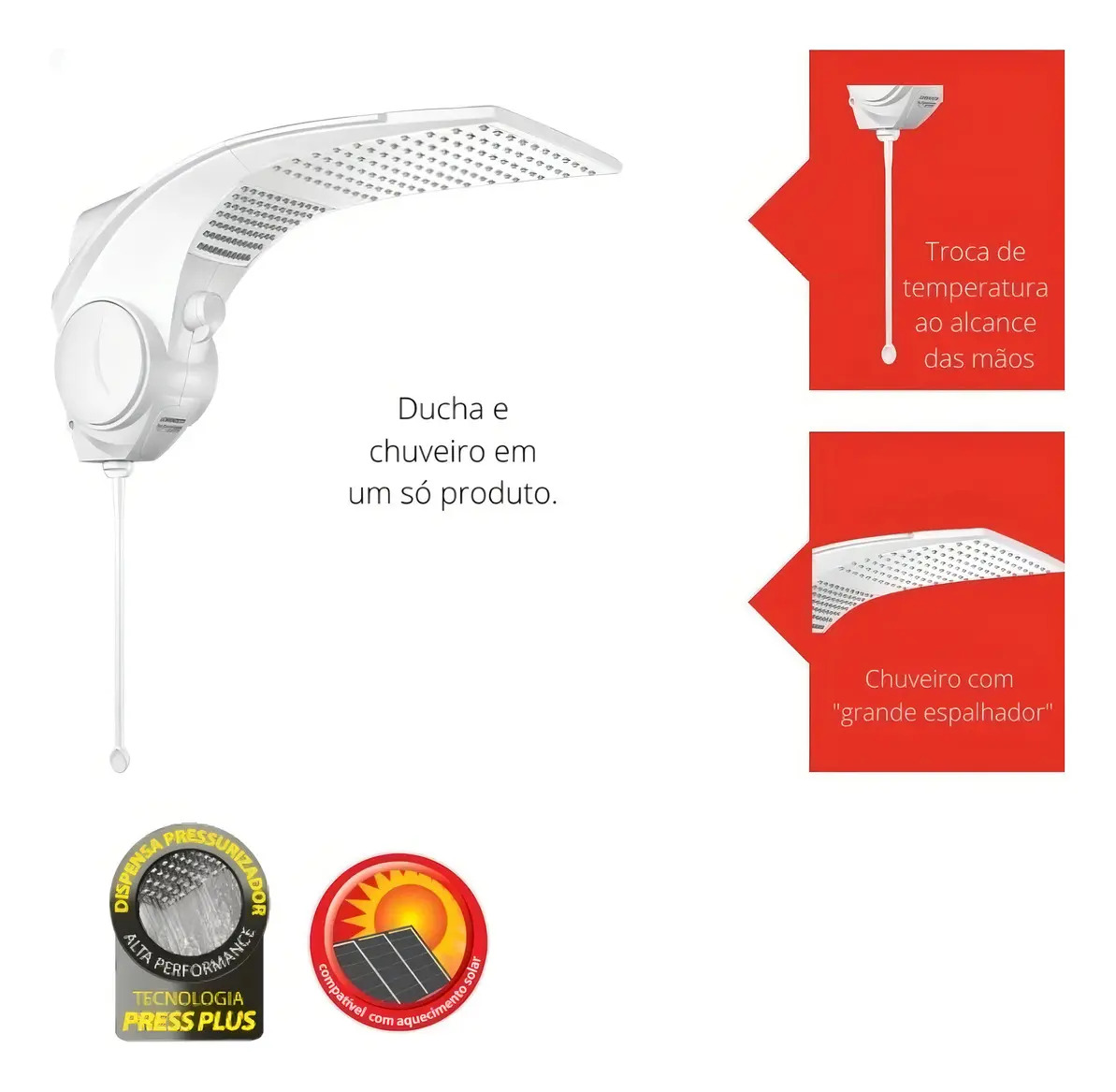 Duo Shower Quadra Turbo Multitemperaturas 3