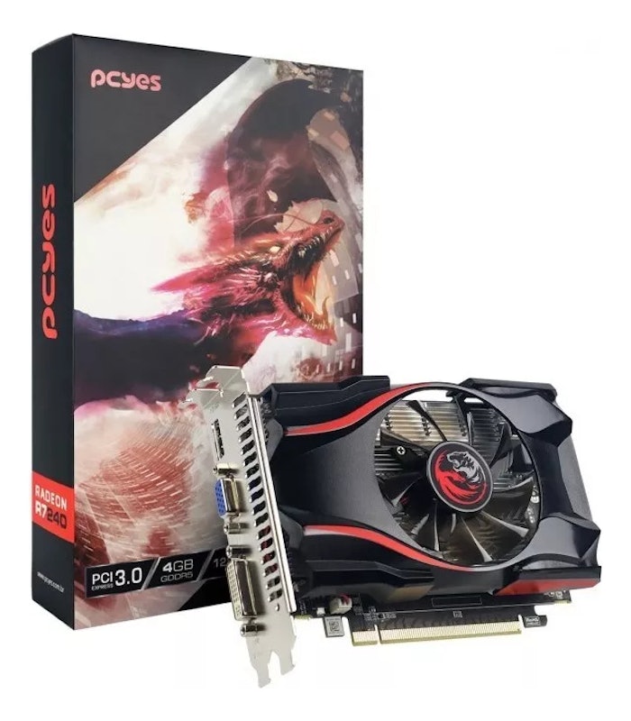 Placa de Vídeo AMD Radeon R7 240 4 GB GDDR5 1