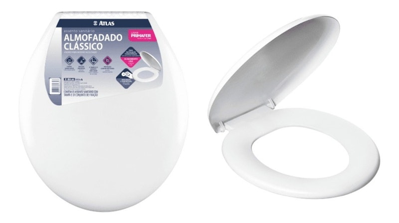 Assento Sanitário Almofadado Clássico Primafer 3