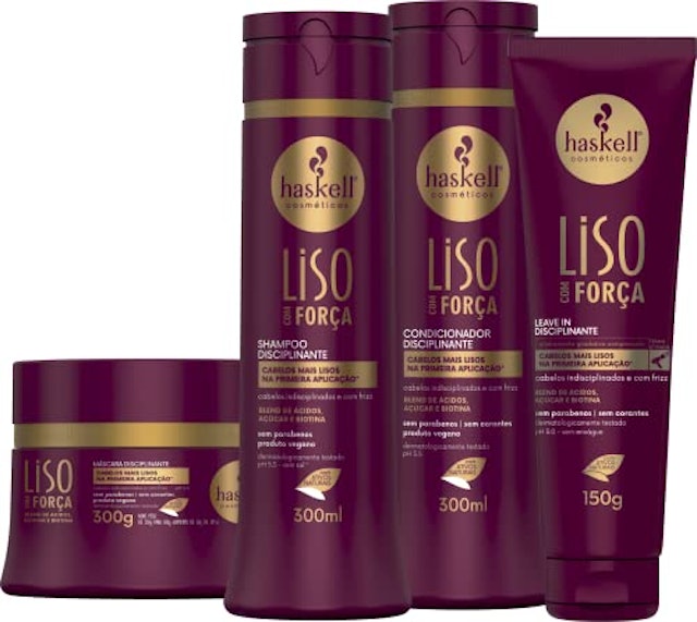 Shampoo Disciplinante Liso com Força 4