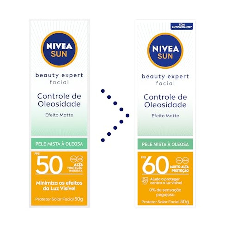 Protetor Solar Nivea Sun Beauty Expert Facial Pele Oleosa 2