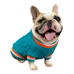 Roupinha Pet Katlen Tricot Canetran Listra Gola